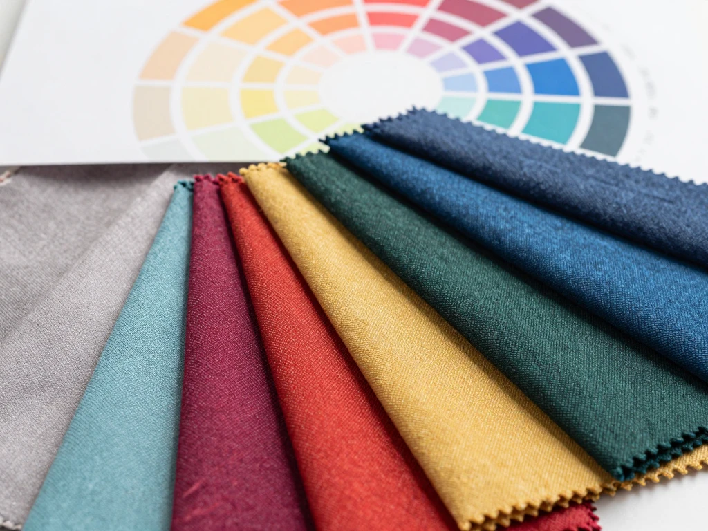 Color Discovery — fabric swatches and color palette